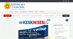 Desktop Screenshot of corum.egitimsen.org.tr