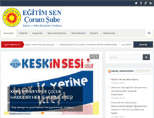 Tablet Screenshot of corum.egitimsen.org.tr